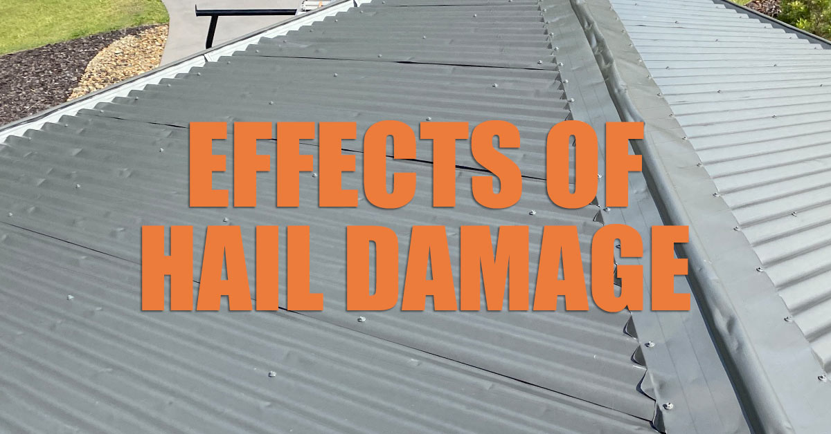 How can hail damage affect your home