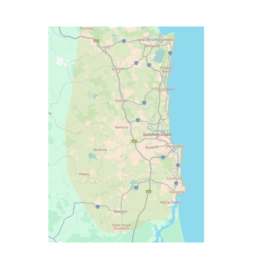 Sunshine Coast map